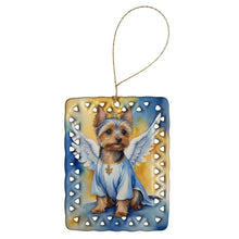 Load image into Gallery viewer, Silky Terrier My Angel Porcelain Ornament