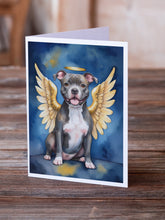 Load image into Gallery viewer, Staffordshire Bull Terrier My Angel Greeting Cards - Blank Note Cards – 8-Pack of Artist-Designed Cards with Envelopes