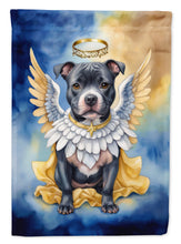 Load image into Gallery viewer, Staffordshire Bull Terrier My Angel Garden Flag – Memorial or Christmas Dog Angel Decor