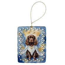 Load image into Gallery viewer, Sussex Spaniel My Angel Porcelain Ornament