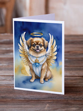 Load image into Gallery viewer, Tibetan Spaniel My Angel Greeting Cards - Blank Note Cards – 8-Pack of Artist-Designed Cards with Envelopes