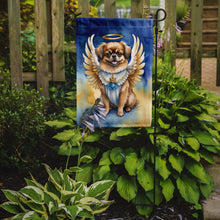 Load image into Gallery viewer, Tibetan Spaniel My Angel Garden Flag – Memorial or Christmas Dog Angel Decor