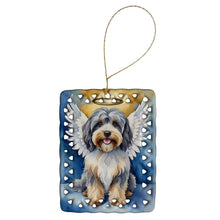 Load image into Gallery viewer, Tibetan Terrier My Angel Porcelain Ornament