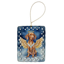 Load image into Gallery viewer, Vizsla My Angel Porcelain Ornament