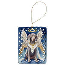 Load image into Gallery viewer, Weimaraner My Angel Porcelain Ornament