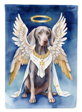 Load image into Gallery viewer, Weimaraner My Angel Garden Flag – Memorial or Christmas Dog Angel Decor