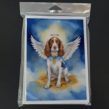 Load image into Gallery viewer, Welsh Springer Spaniel My Angel Greeting Cards - Blank Note Cards – 8-Pack of Artist-Designed Cards with Envelopes