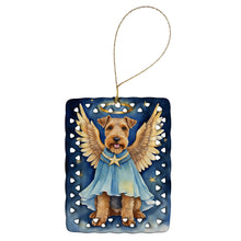 Load image into Gallery viewer, Welsh Terrier My Angel Porcelain Ornament