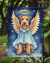 Load image into Gallery viewer, Welsh Terrier My Angel Garden Flag – Memorial or Christmas Dog Angel Decor
