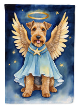 Load image into Gallery viewer, Welsh Terrier My Angel Garden Flag – Memorial or Christmas Dog Angel Decor