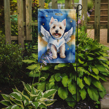 Load image into Gallery viewer, Westie My Angel Garden Flag – Memorial or Christmas Dog Angel Decor