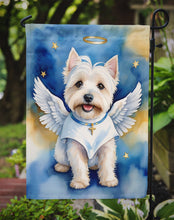 Load image into Gallery viewer, Westie My Angel Garden Flag – Memorial or Christmas Dog Angel Decor