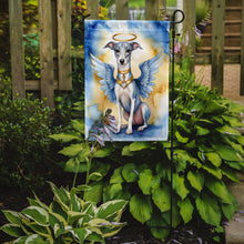 Load image into Gallery viewer, Whippet My Angel Garden Flag – Memorial or Christmas Dog Angel Decor