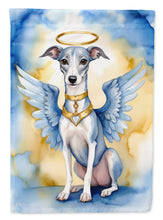 Load image into Gallery viewer, Whippet My Angel Garden Flag – Memorial or Christmas Dog Angel Decor