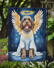 Load image into Gallery viewer, Wirehaired Pointing Griffon My Angel Garden Flag – Memorial or Christmas Dog Angel Decor