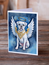 Load image into Gallery viewer, White Boxer My Angel Greeting Cards - Blank Note Cards – 8-Pack of Artist-Designed Cards with Envelopes