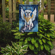 Load image into Gallery viewer, White Boxer My Angel Garden Flag – Memorial or Christmas Dog Angel Decor