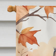 Load image into Gallery viewer, Australian Mist Cat in Fall Leaves House Flag