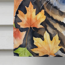 Load image into Gallery viewer, California Spangled Cat in Fall Leaves House Flag