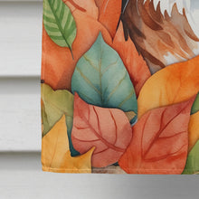 Load image into Gallery viewer, Foldex Exotic Fold Cat in Fall Leaves House Flag