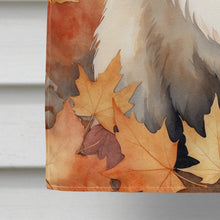 Load image into Gallery viewer, Himalayan Cat in Fall Leaves House Flag