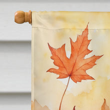 Load image into Gallery viewer, Kurilian Bobtail Cat in Fall Leaves House Flag