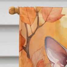 Load image into Gallery viewer, Minskin Cat in Fall Leaves House Flag