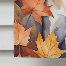 Load image into Gallery viewer, Oriental Shorthair Cat in Fall Leaves House Flag