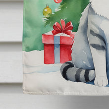 Load image into Gallery viewer, Aegean Cat By the Christmas Tree House Flag