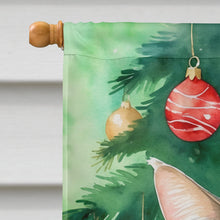 Load image into Gallery viewer, American Bobtail Cat By the Christmas Tree House Flag