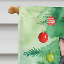 Load image into Gallery viewer, American Polydactyl Cat By the Christmas Tree House Flag