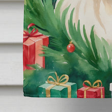 Load image into Gallery viewer, Balinese Cat By the Christmas Tree House Flag