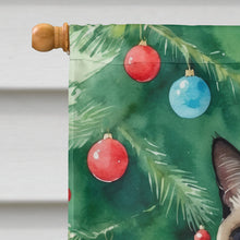 Load image into Gallery viewer, Birman Cat By the Christmas Tree House Flag