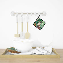 Load image into Gallery viewer, Birman Cat By the Christmas Tree Pot Holders - Set of 2 Decorative Kitchen Helpers | Made in the USA