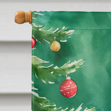 Load image into Gallery viewer, California Spangled Cat By the Christmas Tree House Flag