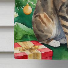 Load image into Gallery viewer, California Spangled Cat By the Christmas Tree House Flag