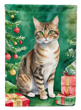 Load image into Gallery viewer, California Spangled Cat By the Christmas Tree House Flag