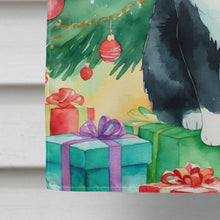 Load image into Gallery viewer, Chantilly Tiffany Cat By the Christmas Tree House Flag