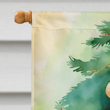 Load image into Gallery viewer, Colorpoint Longhair Cat By the Christmas Tree House Flag