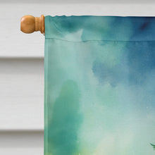 Load image into Gallery viewer, Dwelf Cat By the Christmas Tree House Flag