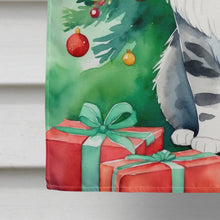 Load image into Gallery viewer, Foldex Exotic Fold Cat By the Christmas Tree House Flag
