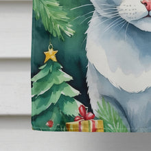 Load image into Gallery viewer, Khao Manee Cat By the Christmas Tree House Flag