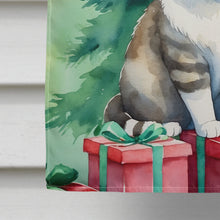 Load image into Gallery viewer, Li Hua Cat By the Christmas Tree House Flag