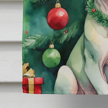 Load image into Gallery viewer, Minskin Cat By the Christmas Tree House Flag