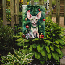 Load image into Gallery viewer, Minskin Christmas Garden Flag - Cat by the Christmas Tree - Cat-Themed Holiday Yard Decor