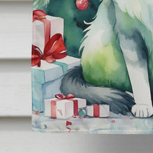 Load image into Gallery viewer, Oriental Longhair Cat By the Christmas Tree House Flag