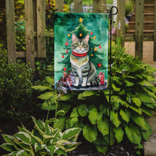 Load image into Gallery viewer, Raas Cat Christmas Garden Flag - Cat by the Christmas Tree - Cat-Themed Holiday Yard Decor