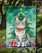 Load image into Gallery viewer, Raas Cat Christmas Garden Flag - Cat by the Christmas Tree - Cat-Themed Holiday Yard Decor
