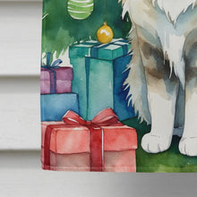 Load image into Gallery viewer, Ragamuffin Cat By the Christmas Tree House Flag