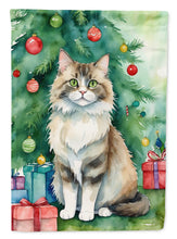 Load image into Gallery viewer, Ragamuffin Cat By the Christmas Tree House Flag